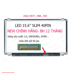 màn hình laptop 15.6 inch Led Mỏng SLIM 40 Chân dùng cho laptop dell hp acer aus lenovo....