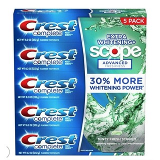 Kem đánh trắng răng CREST & Colgate