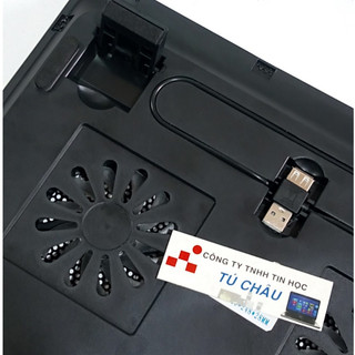 Đế Tản Nhiệt Notebook Cooler N23 - 2 Fan 8Cm