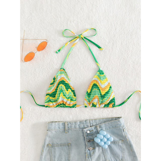 [SẴN ÁO XANH DƯƠNG S] Áo tops bikini hở lưng buộc dây
