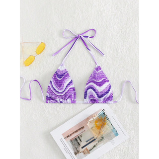 [SẴN ÁO XANH DƯƠNG S] Áo tops bikini hở lưng buộc dây