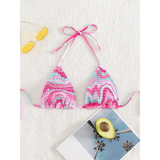 [SẴN ÁO XANH DƯƠNG S] Áo tops bikini hở lưng buộc dây