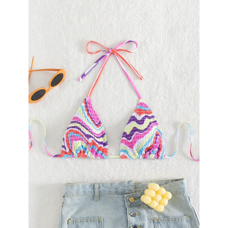 [SẴN ÁO XANH DƯƠNG S] Áo tops bikini hở lưng buộc dây