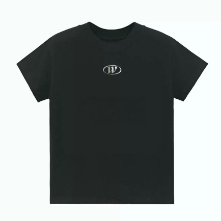 Áo thun baby tee LOGO W cotton 100% thêu chữ W,Áo baby tee Whattowear