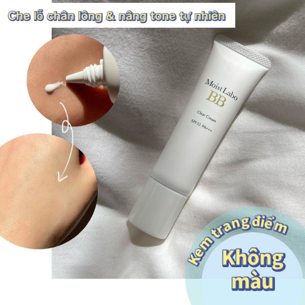 Kem Nền MEISHOKU Moist-Labo BB Trang Điểm Nâng Tông SPF32 PA+++ 30G