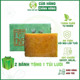 Xà Bông Nghệ Mật Ong Xà Bông Sinh Dược Ngừa Mụn Dưỡng Da Ngừa Thâm 100gr
