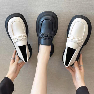 Giày oxford nữ KIM da lì đế cao 5 cm