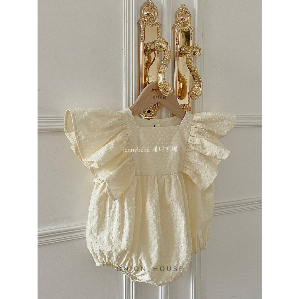 Bodysuit jennybebe xô bi nổi tay cánh tiên
