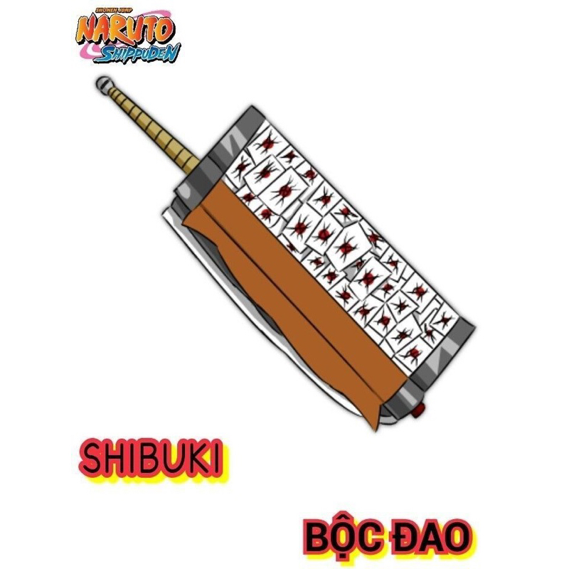 Mô hình vũ khí thất kiếm làng sương mù naruto