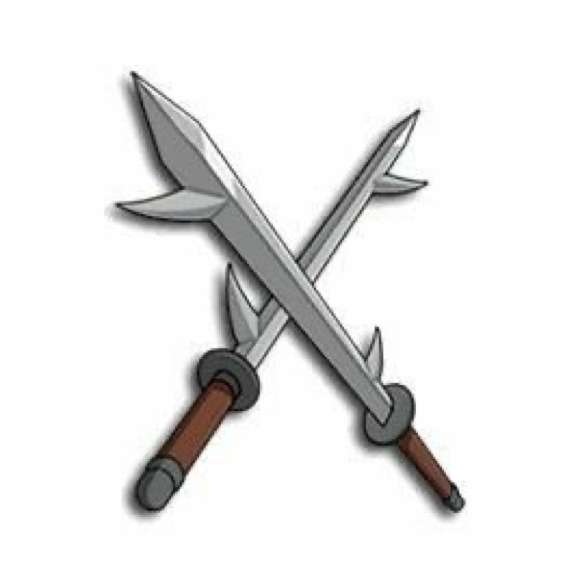 Mô hình vũ khí thất kiếm làng sương mù naruto