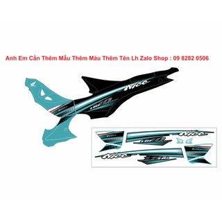 Tem chế wave nice xanh đen