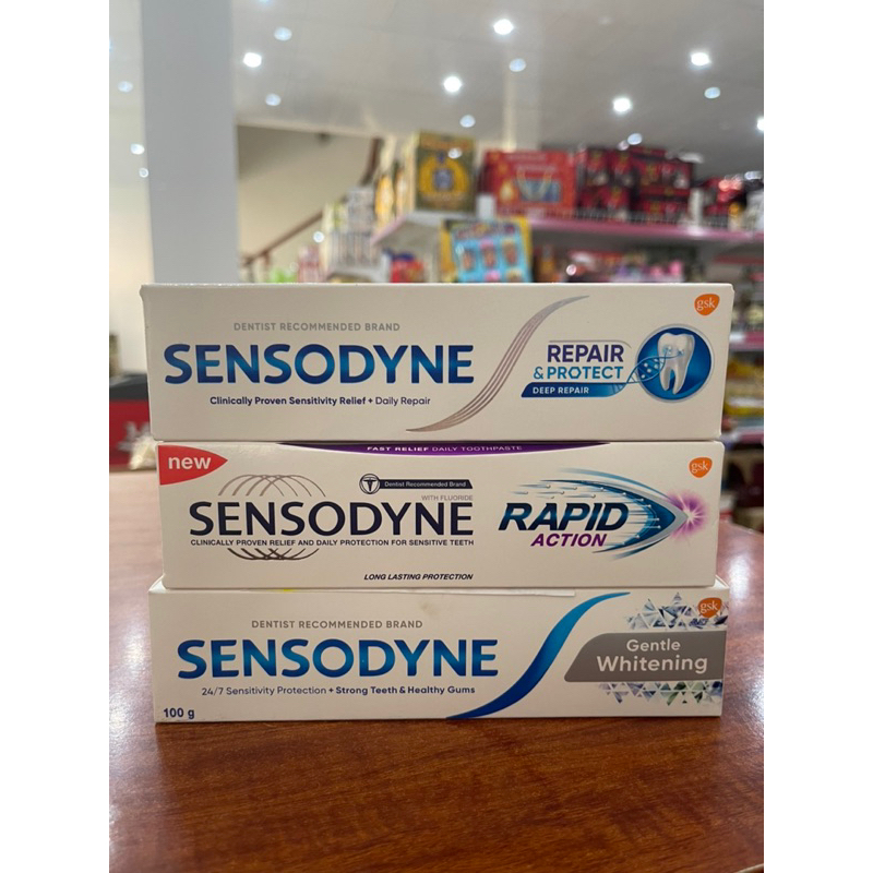 Kem đánh răng Sensodyne Repair& Protect 100g hàng chính hãng có tem phụ