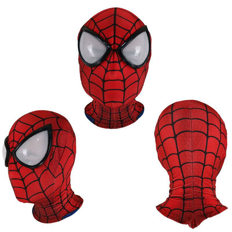 Mặt nạ hóa trang người nhện, mặt nạ halloween đồ chơi cho người lớn, bé trai E1387