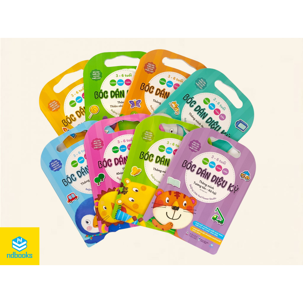 Sách - Bóc Dán Diệu Kỳ ( 3-6 tuổi Thông Minh Toàn Diện ) - ndbooks