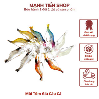 Mồi Tôm Giả Câu Cá 6.5g / 9cm