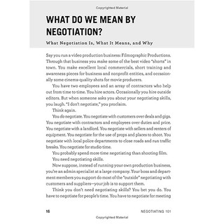 Negotiating 101-By Peter Sander