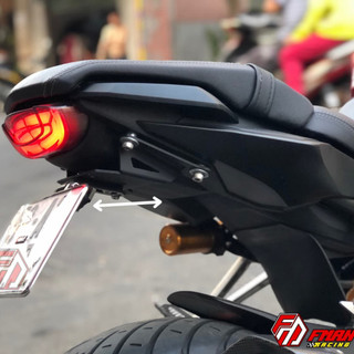 Pat biển số cbr650r/cb650r nhôm cnc chính hãng tăng chỉnh