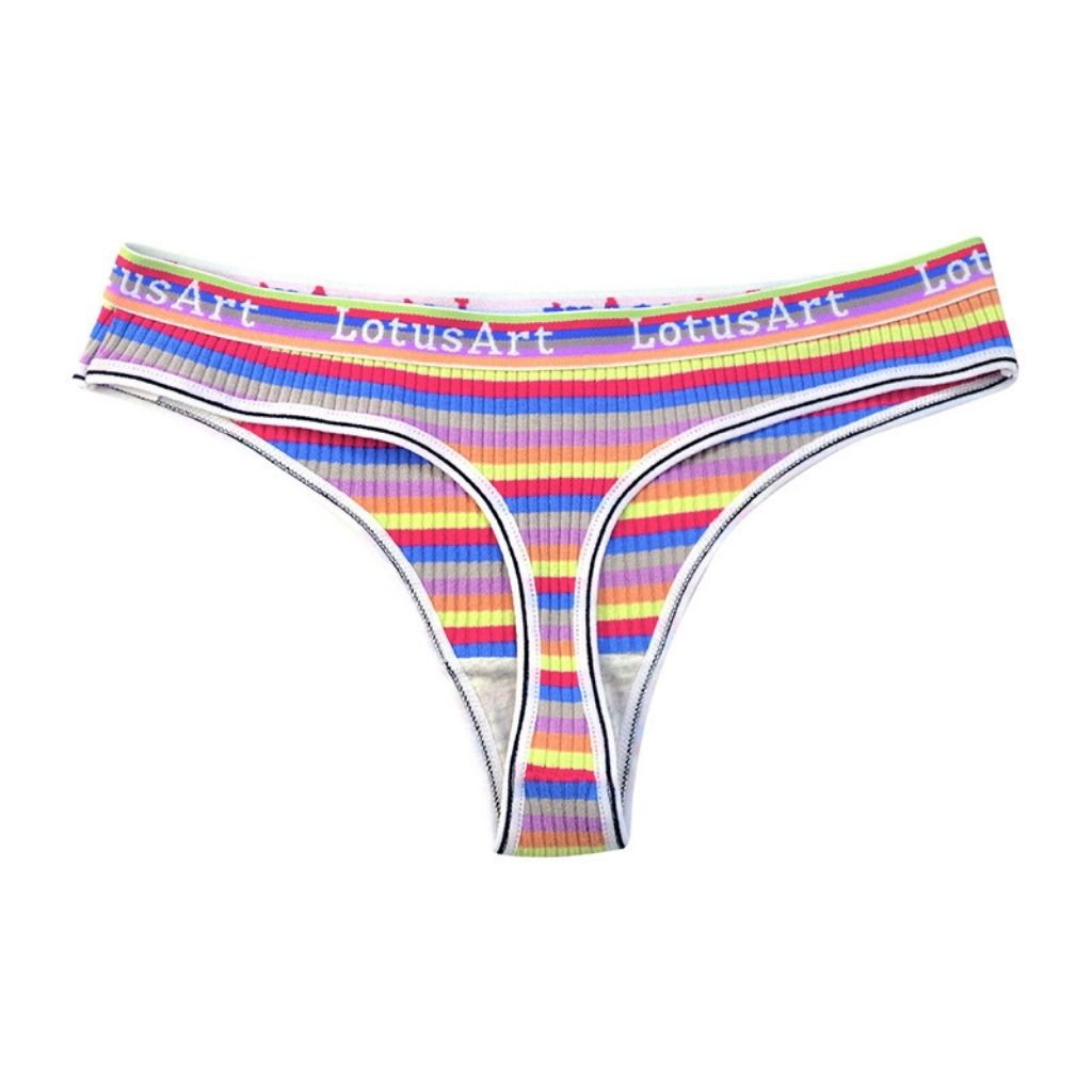 Quần lọt khe nữ sexy và gợi cảm, Quần chíp nữ chất liệu cotton gân tăm kháng khuẩn LANIXA L162