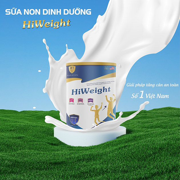 Sữa non tăng cân hiệu quả Hiweight hộp 650g nhập khẩu mỹ, sữa tăng cân cho người gầy, trẻ em và người lớn