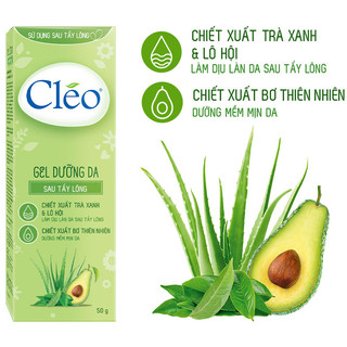 Gel Dịu Da Sau Tẩy Lông Cleo Hỗ Trợ Làm Chậm Mọc Lông 50g