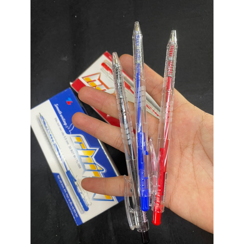 Bút bi Thiên Long TL-089 xanh đỏ đen