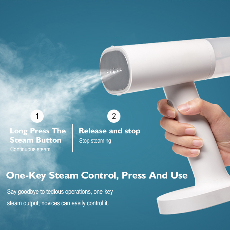 Bàn ủi hơi nước cầm tay Xiaomi Mijia MJGTJ01LF- - Bàn ủi hơi nước CAO CẤP, ủi phẳng mọi chất vải, không mỏi tay khi dùng