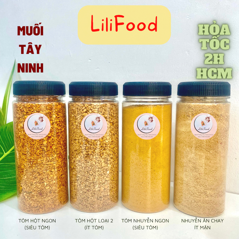 Muối Nhuyễn, Muối Hột Ngon-Muối Tây Ninh Dùng Trộn Chấm Bánh Tráng, Trái Cây Size 100gr - 500gr-LiliFood