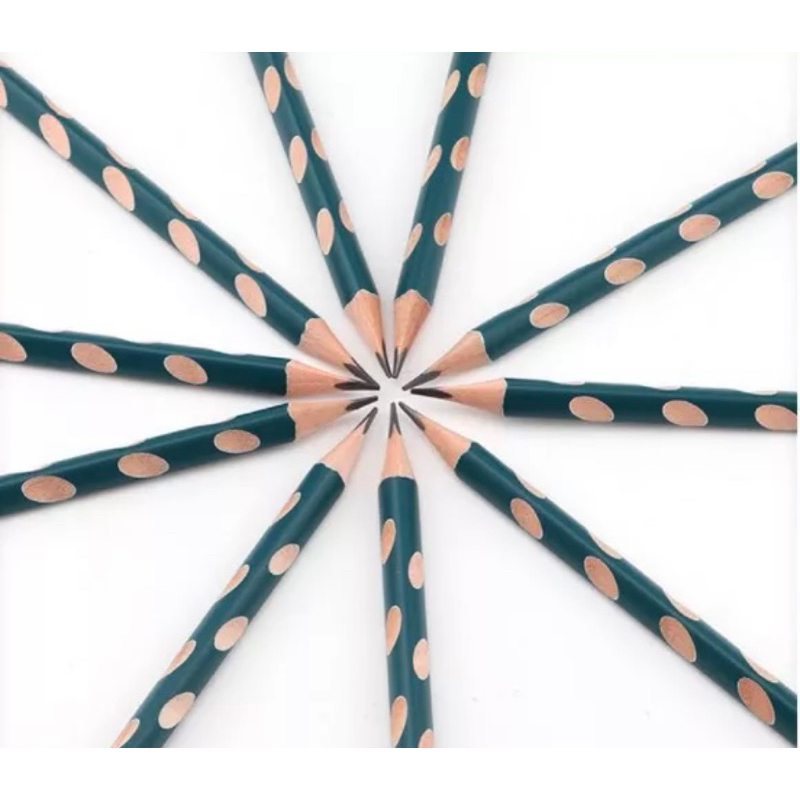 Hộp 10 bút chì gỗ định vị tay cầm Hữu Cơ Baoke -1702 an toàn cho bé tập viết