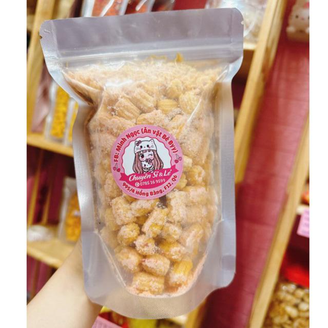 Nui Bơ Chiên Giòn Lắc Phomai Chà Bông Nhỏ