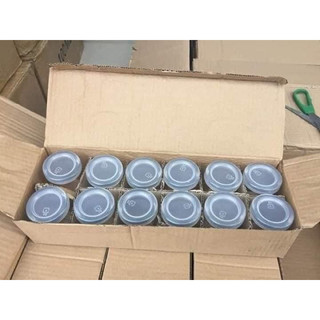 Set 12 hủ thủy tinh làm sữa chua 100ml có nắp