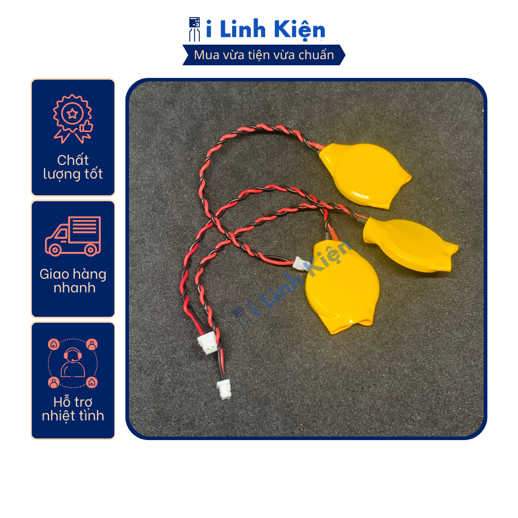 Pin cúc áo CR2032 3V liền dây chất lượng
