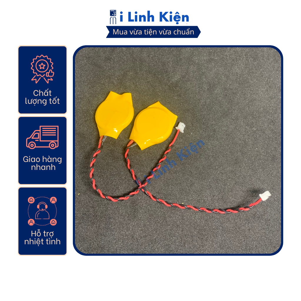 Pin cúc áo CR2032 3V liền dây chất lượng
