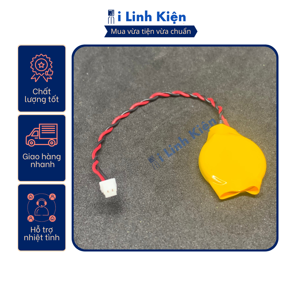 Pin cúc áo CR2032 3V liền dây chất lượng