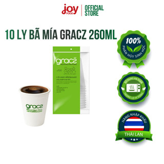 10 ly dùng 1 lần Gracz 260ml (trắng), đựng cafe, đựng trà đá hàng nhập khẩu Thái Lan L051C