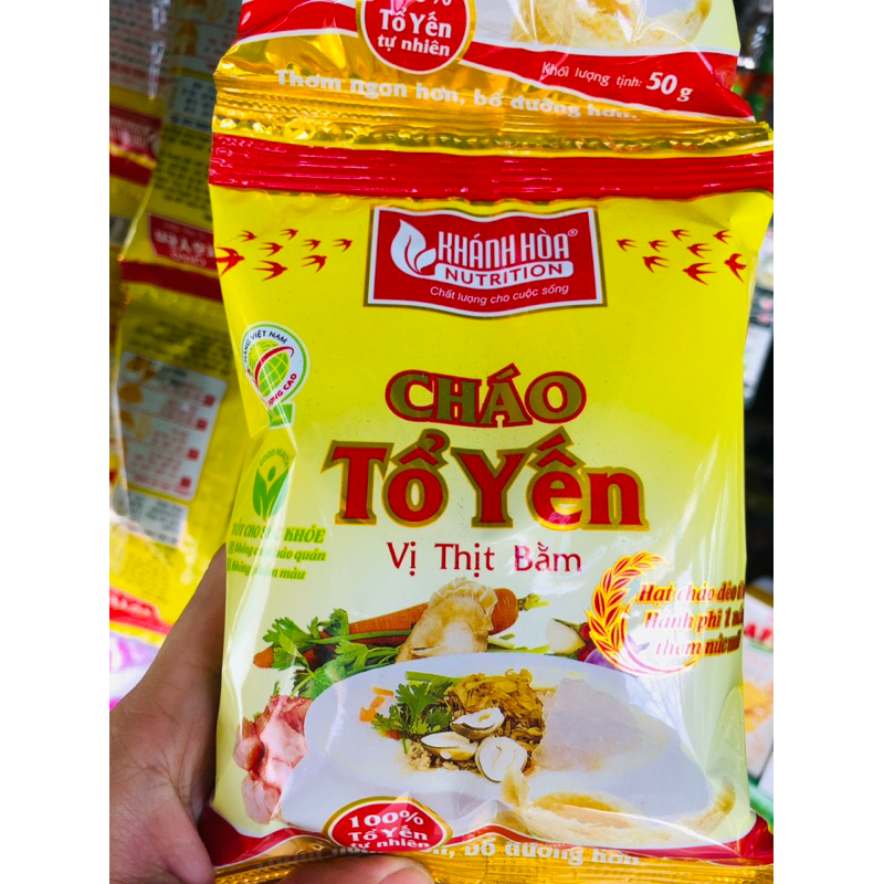 Cháo tổ yến Khánh Hoà vị thịt bằm