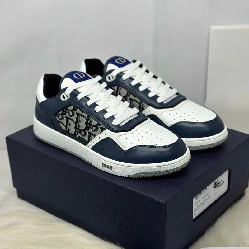 June Store - Giày Thể Thao D.i.o.r B27 Xanh Than Bản Cao Cấp Đế Thơm Full Bill Box
