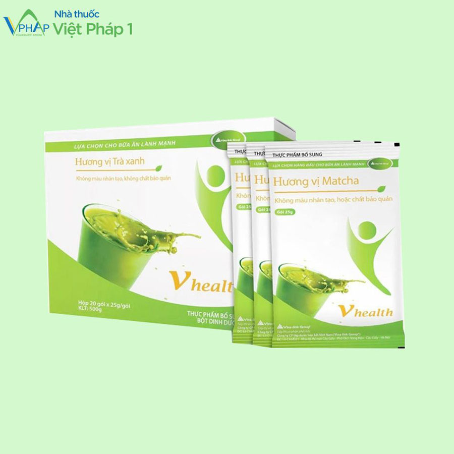 Bột ngũ cốc dinh dưỡng Vhealth hỗ trợ bổ sung dinh dưỡng, người mới ốm dậy, người có sức đề kháng kém