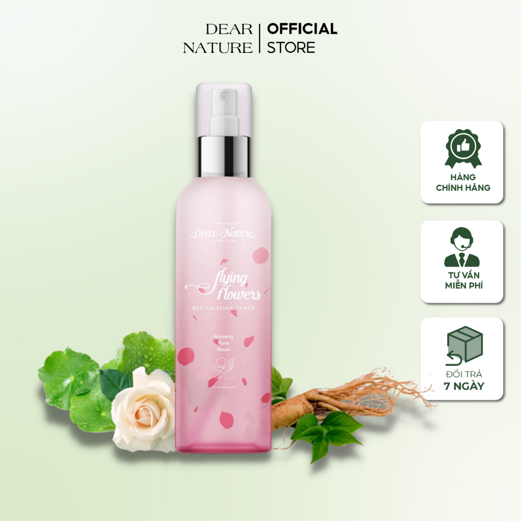 Toner cấp ẩm cho da Flying Flowers 150ml, Nước cân bằng giúp làm mềm da se khít lỗ chân lông | BigBuy360 - bigbuy360.vn