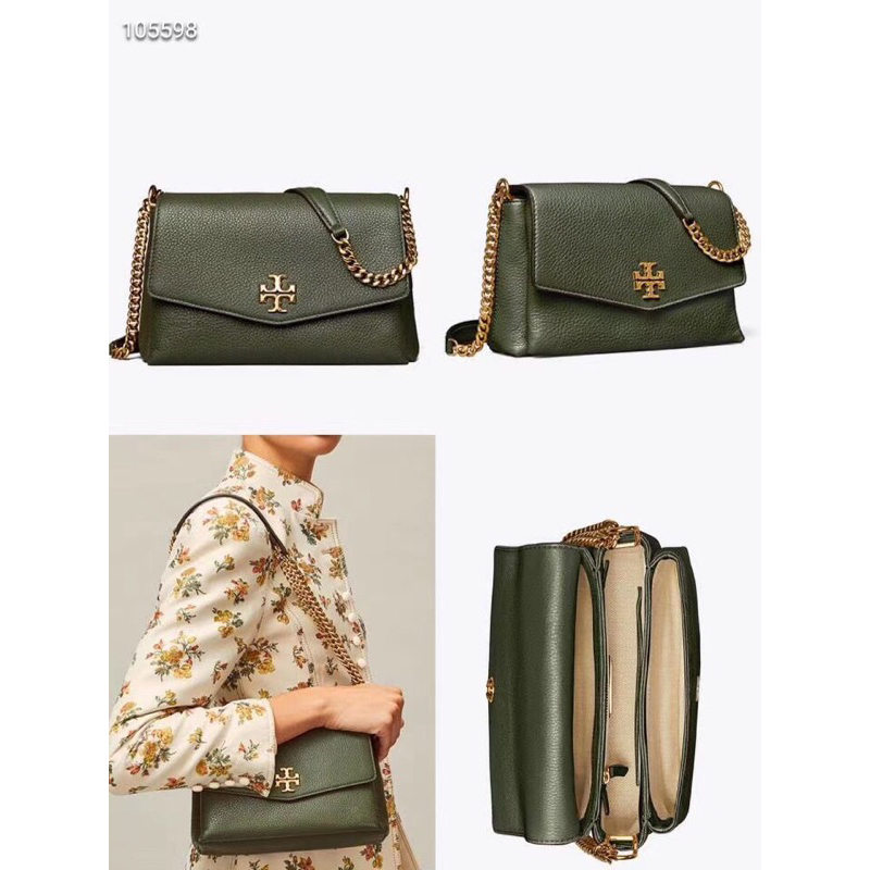 ❤️RẺ NHẤT SHOPEE❤️TÚI TB KIRA DA THẬT MÀU RÊU LẠ MẮT