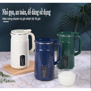 Máy làm sữa hạt mini XUTAOTAO 800ml đủ cho 1-3 người, máy nấu sữa hạt đậu nành, nấu cháo cho bé, máy xay hạt đa năng.