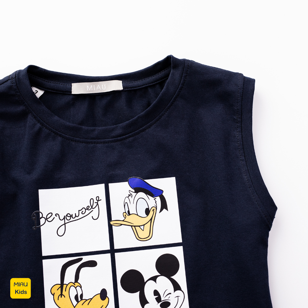 Áo Ba Lỗ Bé Trai Quần Áo Trẻ Em MIAUKIDS In Hình Nhân Vật Hoạt Hình Disney Cotton Co Giãn Thấm Hút Mặc Hè Thoáng Mát