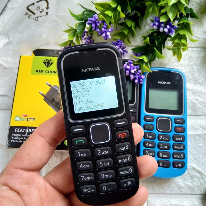nokia 1280 chính hãng kèm pin sạc zin