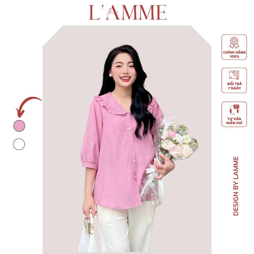 Áo bầu công sở NADIA, áo bầu có cổ sen chất liệu tơ 2 lớp, mềm mại, nhẹ bay, mát mẻ, dễ phối đồ đi làm, đi chơi
