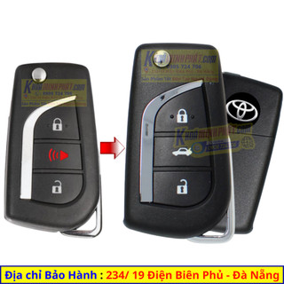 Chìa khóa điều khiển xe ô tô đà nẵng Toyota Innova, Fortuner mẫu V13