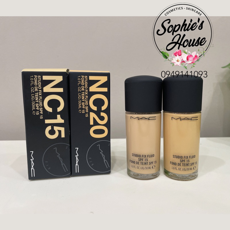 Kem nền MAC Studio Fix Fluid NC15 / NC20 | Shopee Việt Nam