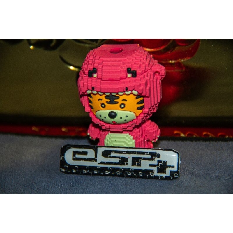 TEM Nổi ESP Trắng DÁN PÔ E Đúc Sợi CarbonFiber Cao Cấp