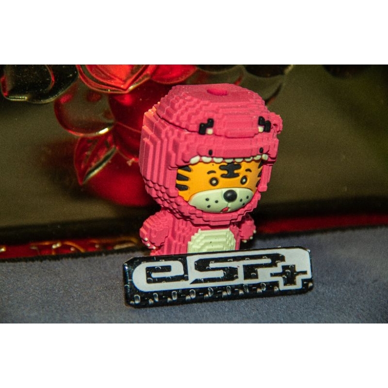 TEM Nổi ESP Trắng DÁN PÔ E Đúc Sợi CarbonFiber Cao Cấp