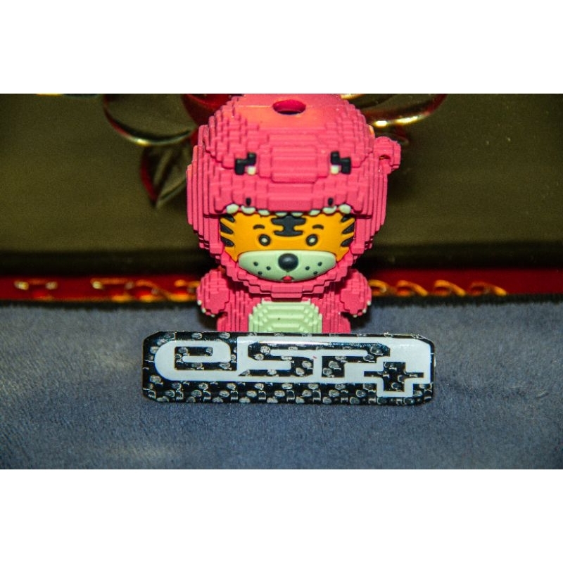 TEM Nổi ESP Trắng DÁN PÔ E Đúc Sợi CarbonFiber Cao Cấp