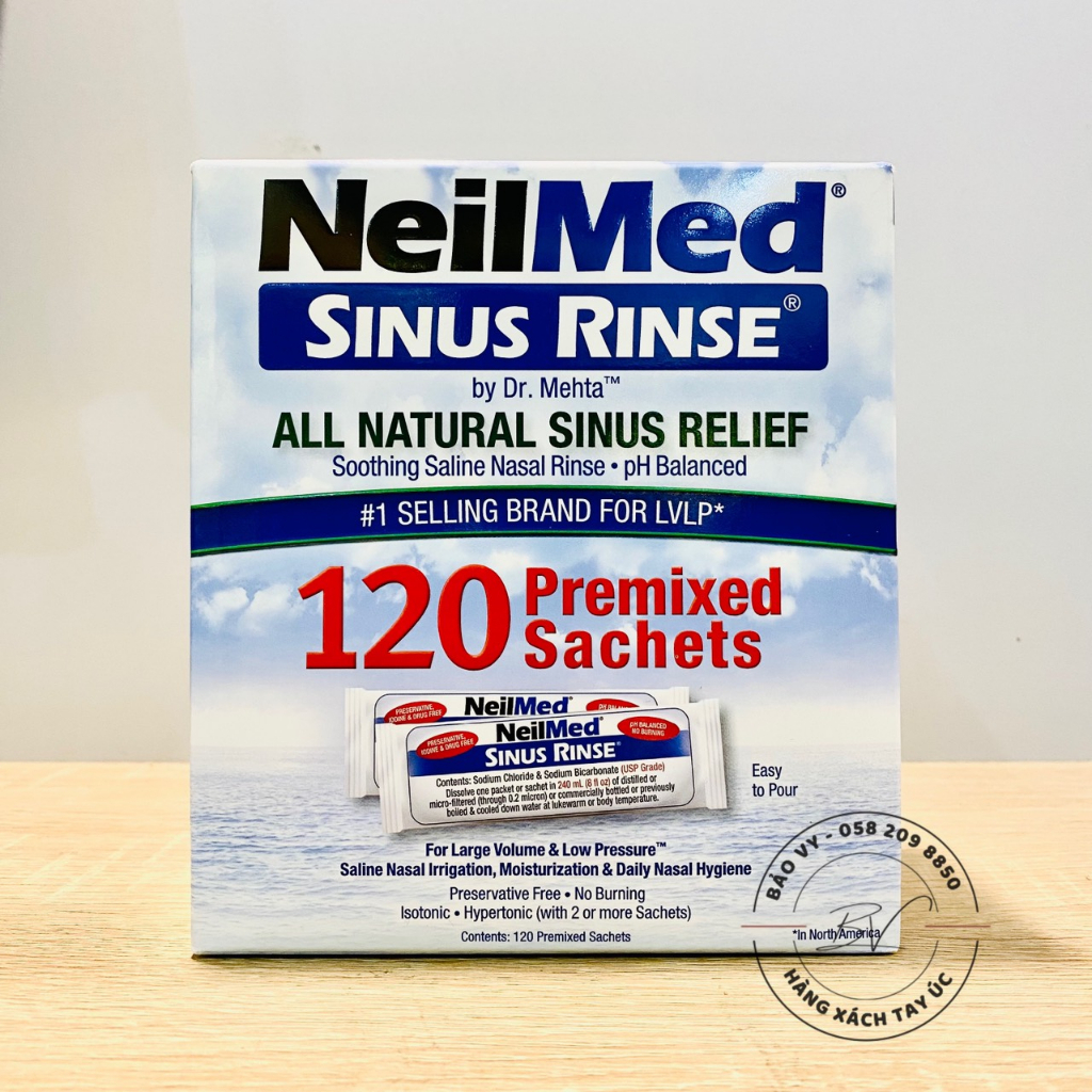 Muối rửa mũi NeilMed