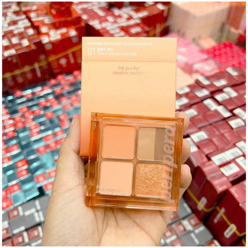 BẢNG PHẤN MẮT PERIPERA 4Ô INK POCKET SHADOW